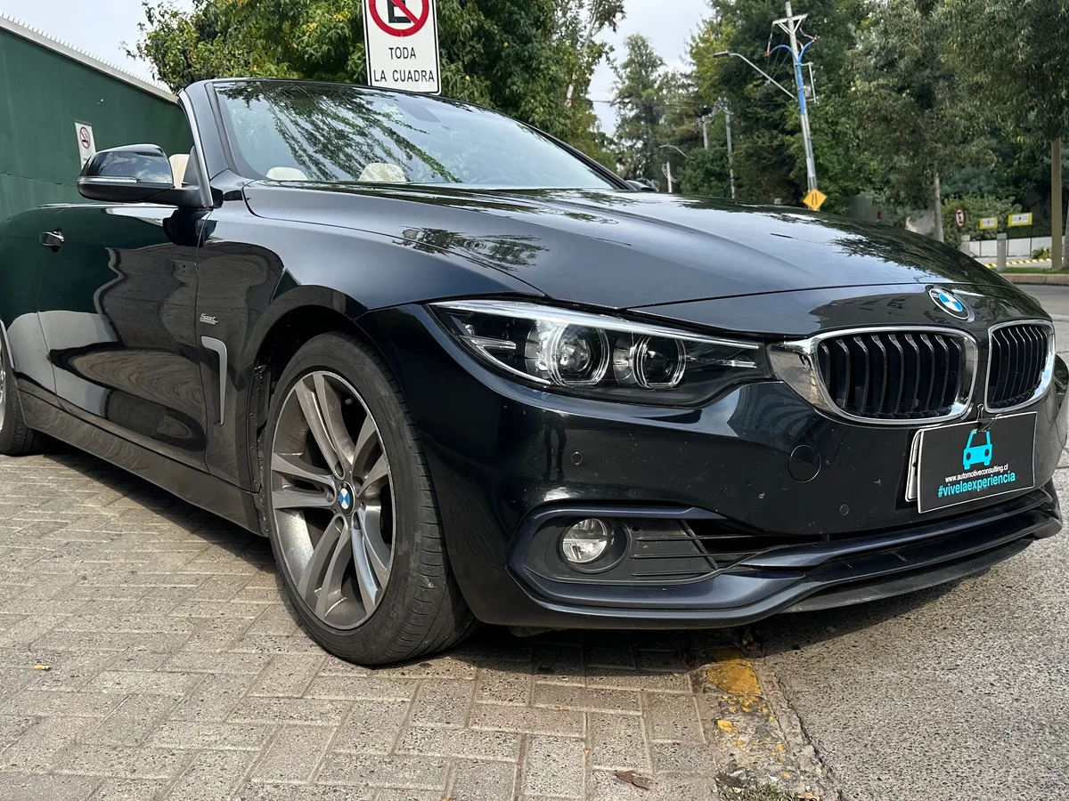 BMW 430I A 2.0 LUXIRY SPORT CABRIOLET UNICO DUEÑO - Miniatura 3