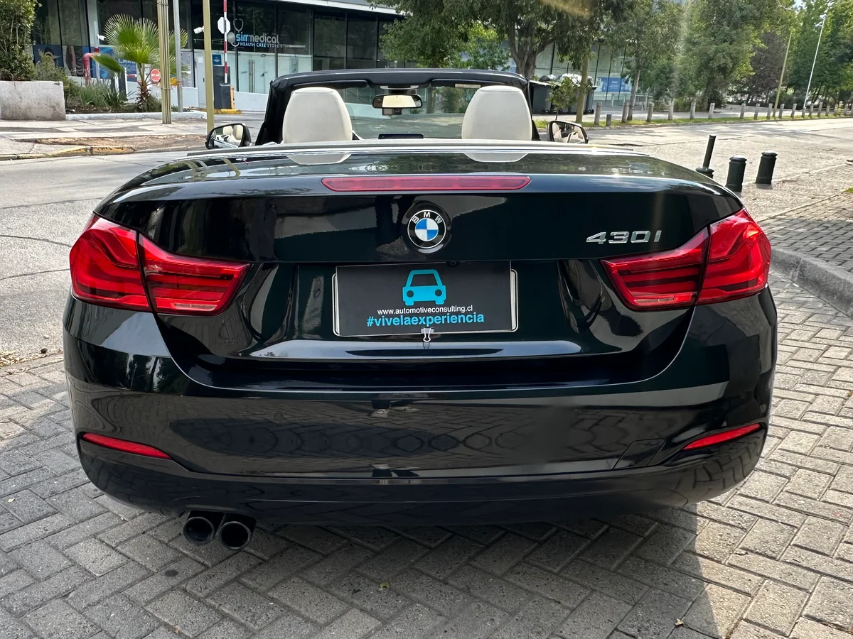 BMW 430I A 2.0 LUXIRY SPORT CABRIOLET UNICO DUEÑO - Miniatura 5