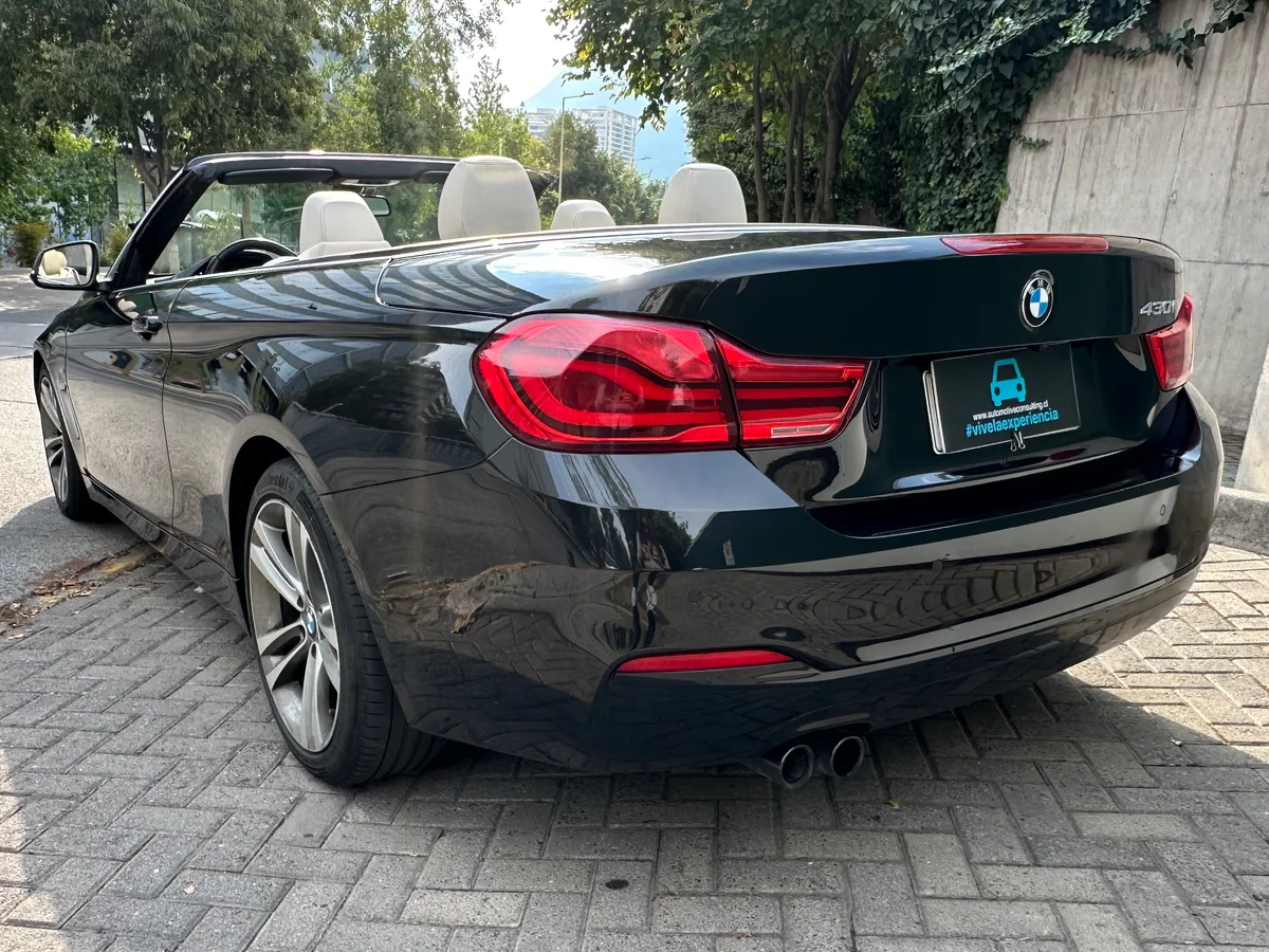 BMW 430I A 2.0 LUXIRY SPORT CABRIOLET UNICO DUEÑO - Miniatura 7