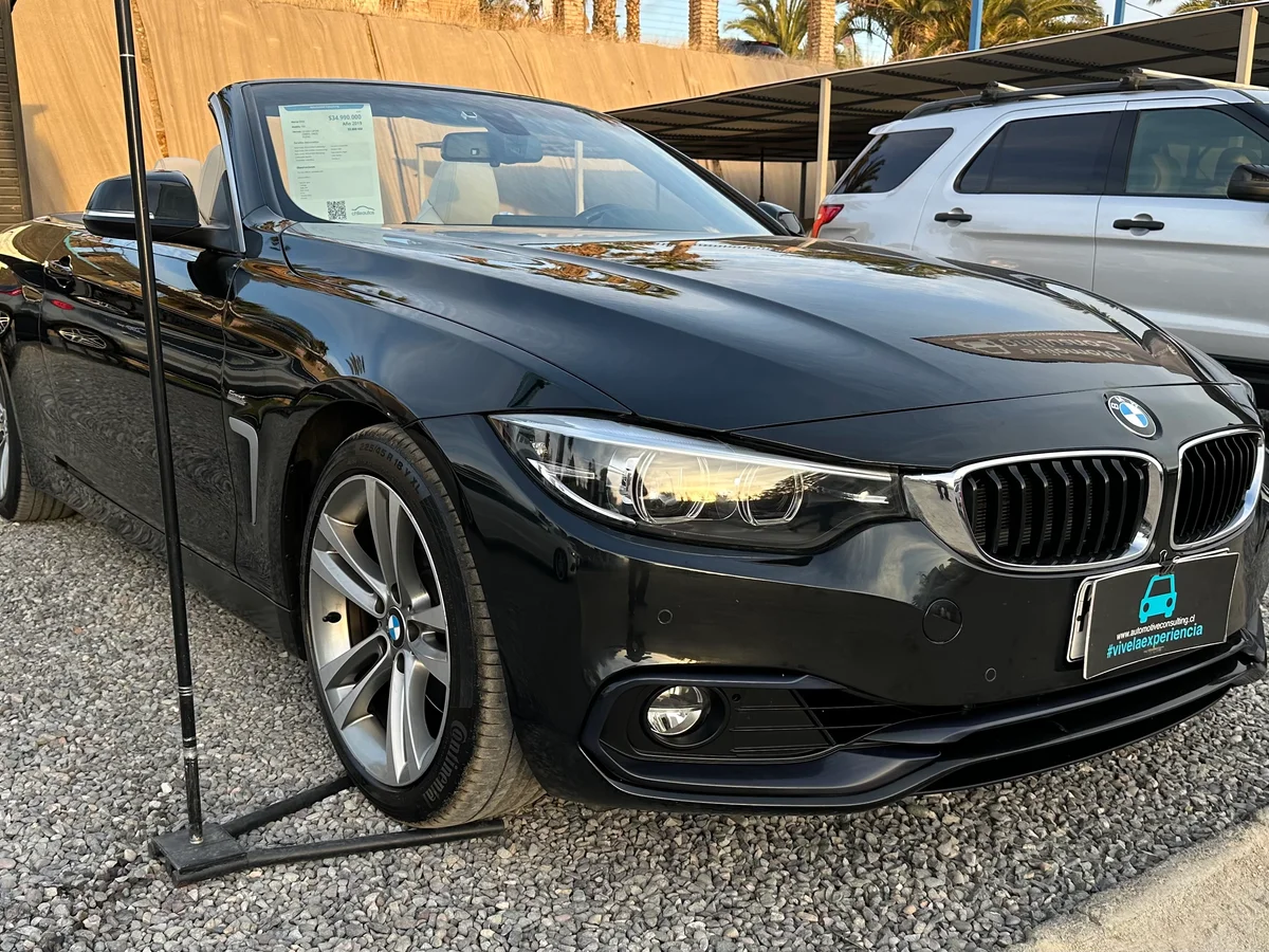 BMW 430 I A 2.0 LUXIRY SPORT CABRIOLET LOOK M UNICO DUEÑO 2019 - Miniatura 3