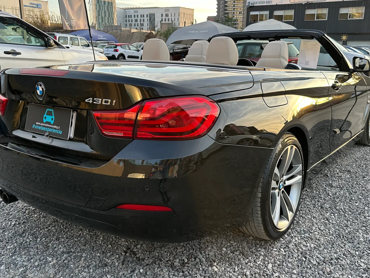 BMW 430 I A 2.0 LUXIRY SPORT CABRIOLET LOOK M UNICO DUEÑO 2019 - Miniatura 7