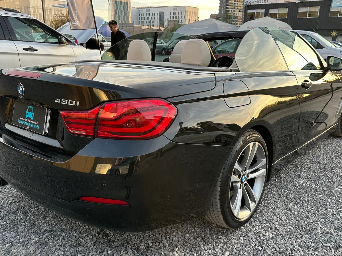 BMW 430 I A 2.0 LUXIRY SPORT CABRIOLET LOOK M UNICO DUEÑO 2019 - Miniatura 10